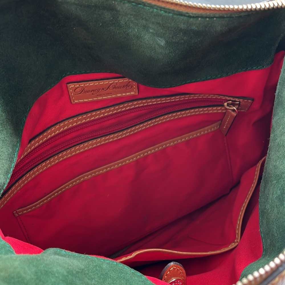 Dooney & Bourke Tan Leather Shoulder Bag GUC - Picture 10 of 16